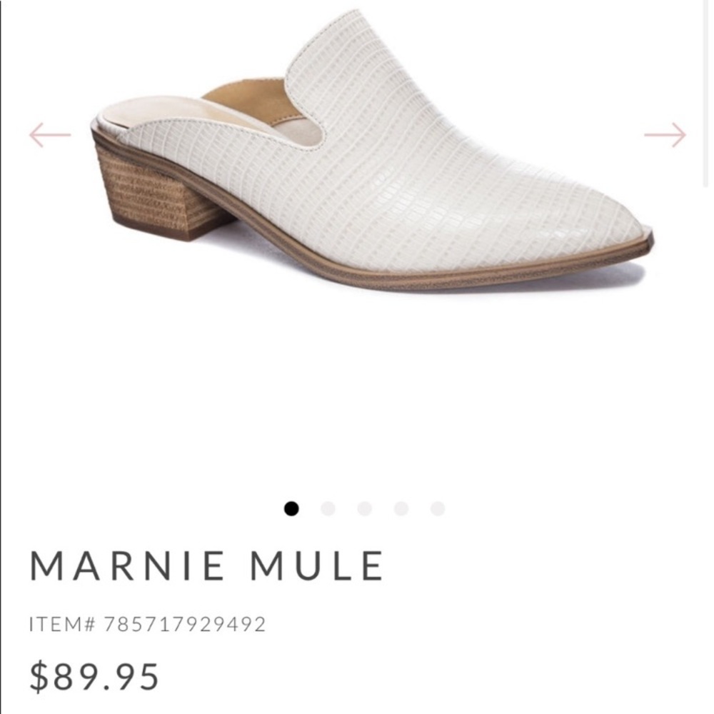CHINESE  LAUNDRY  Marnie Slip-On Leather Mules 🌺
